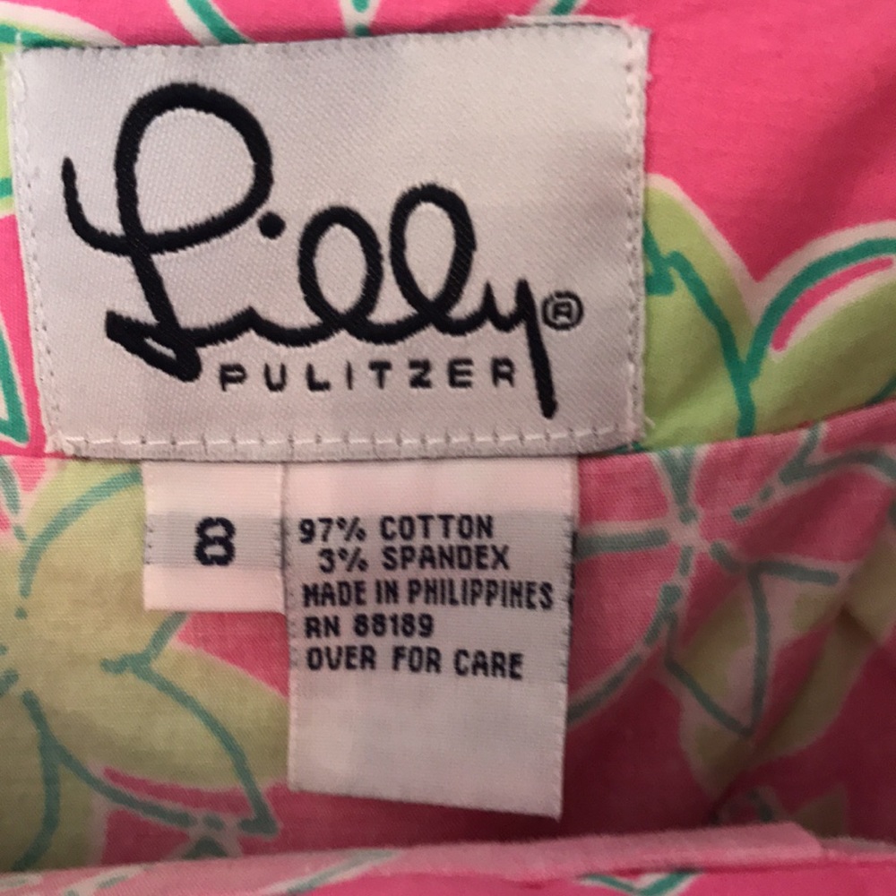 Lilly Pulitzer Skort Summer Patterned Monkey Pink… - image 6